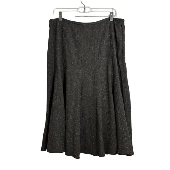 New Directions Womens Brown Long Skirt size 14 - Picture 1 of 7